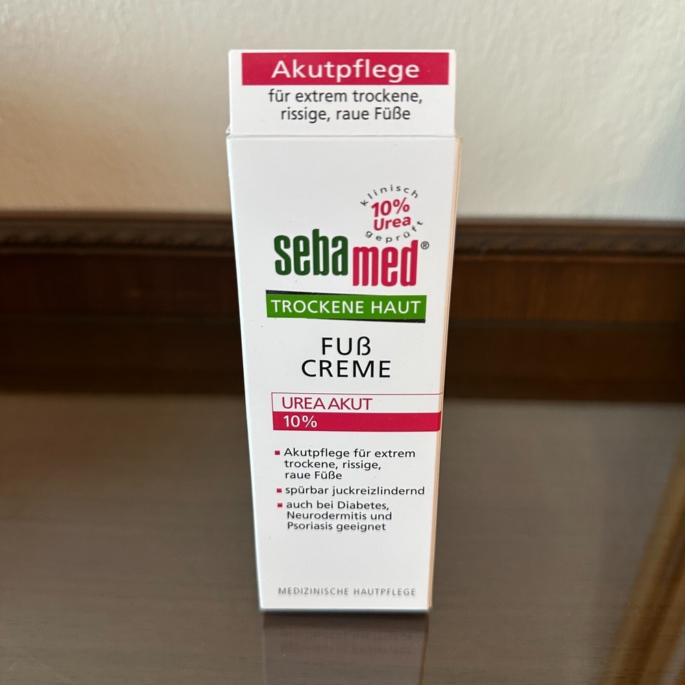 Sebamed Foot Cream Dry Skin Urea Acute 100ml / 3.38 fl oz - from Germany